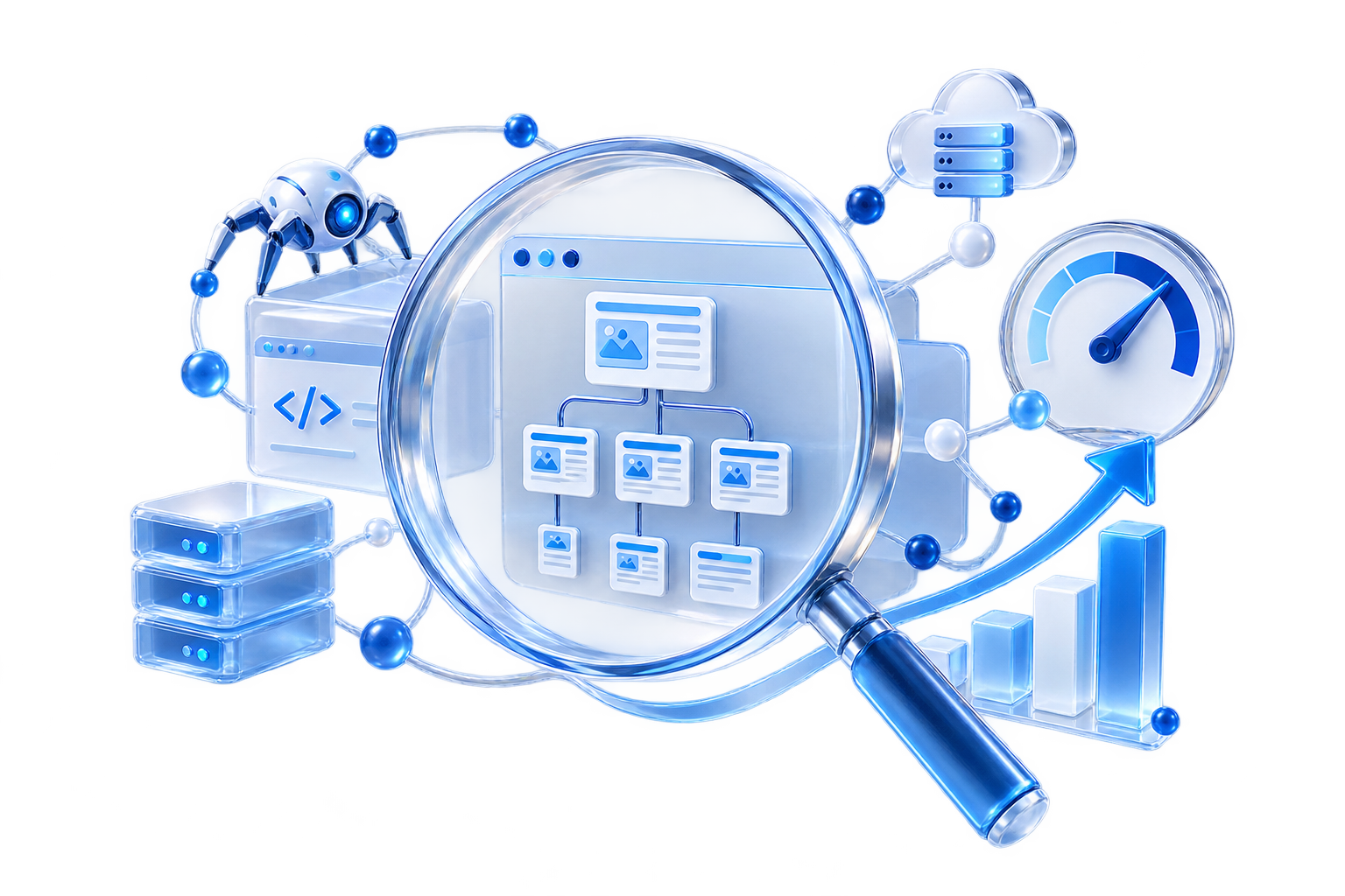 Technical SEO expertise illustration